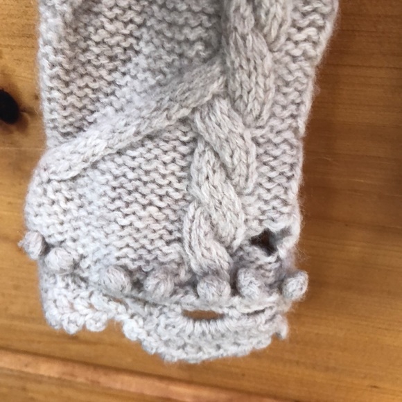 Sz M Max Studio Cardigan Button Up Knit Sweater Cream Wool and Cashmere - Picture 8 of 8